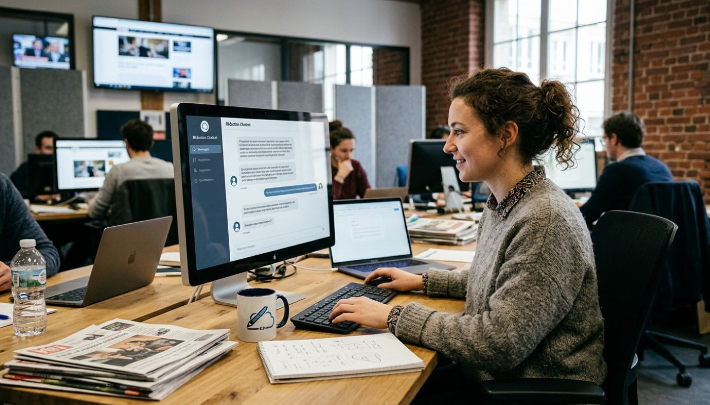 Le chatbot est-il le nouveau collègue invisible des rédactions modernes ?